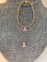 Load image into Gallery viewer, We wear pink necklace