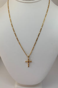 Birthstone Cross Necklace